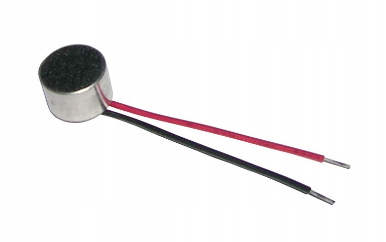

mikrofon elektretowy z przewodami 38dB 9,7x6,5mm