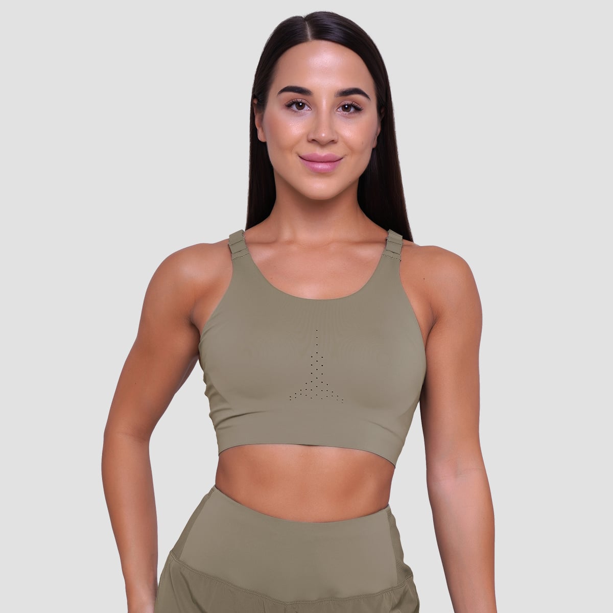 GymBeam Biustonosz sportowy do biegania Pulse Vetiver Xs