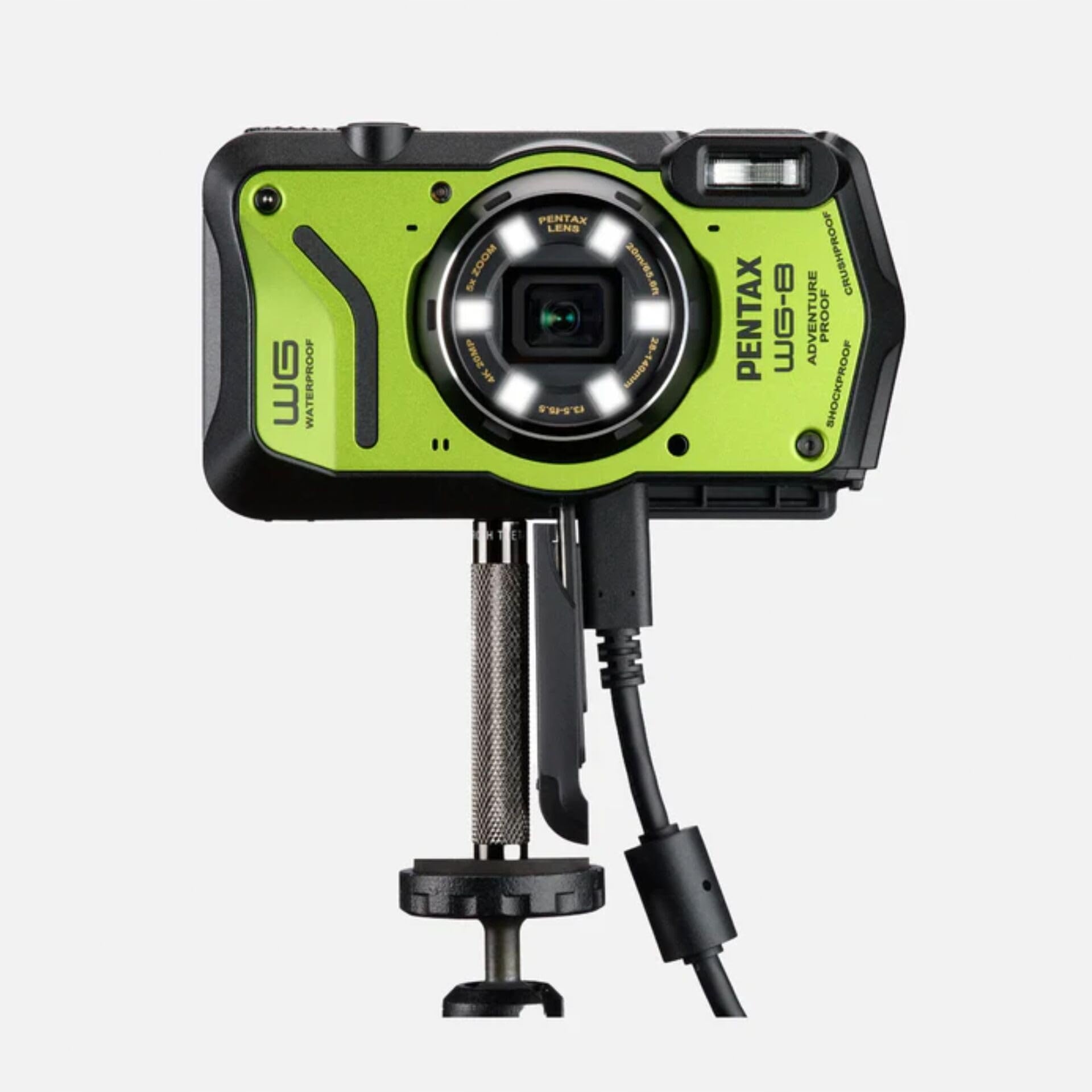 PENTAX WG-8 Zielona Kamera Wodoodporna Pyłoszczelna Odporna na Wstrząsy — miniatura 3