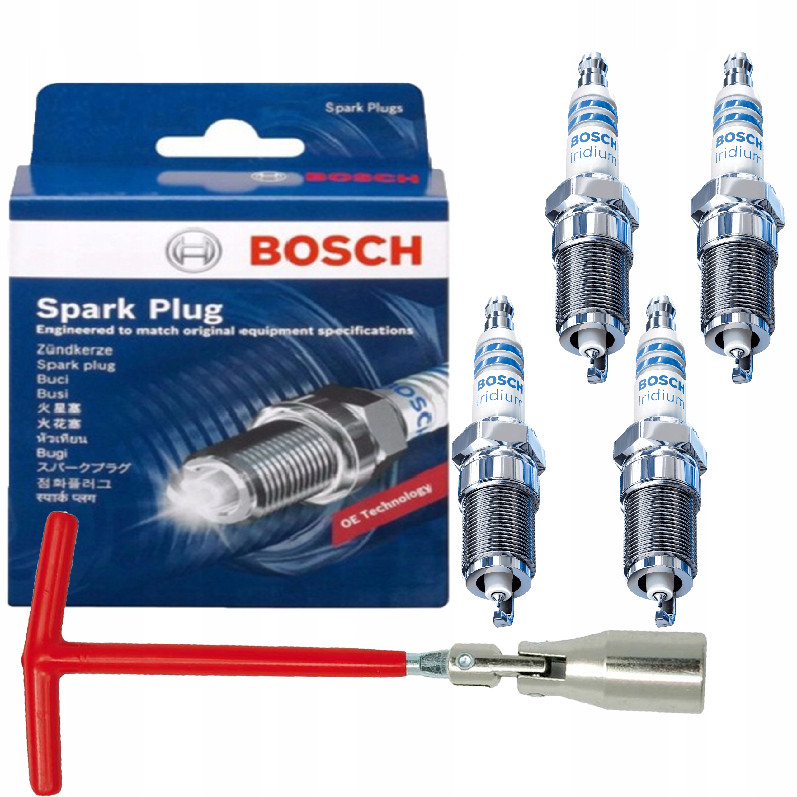 

4x Bosch Świece Zapłonowe Irydowe Cng Lpg Fr 5 Ki