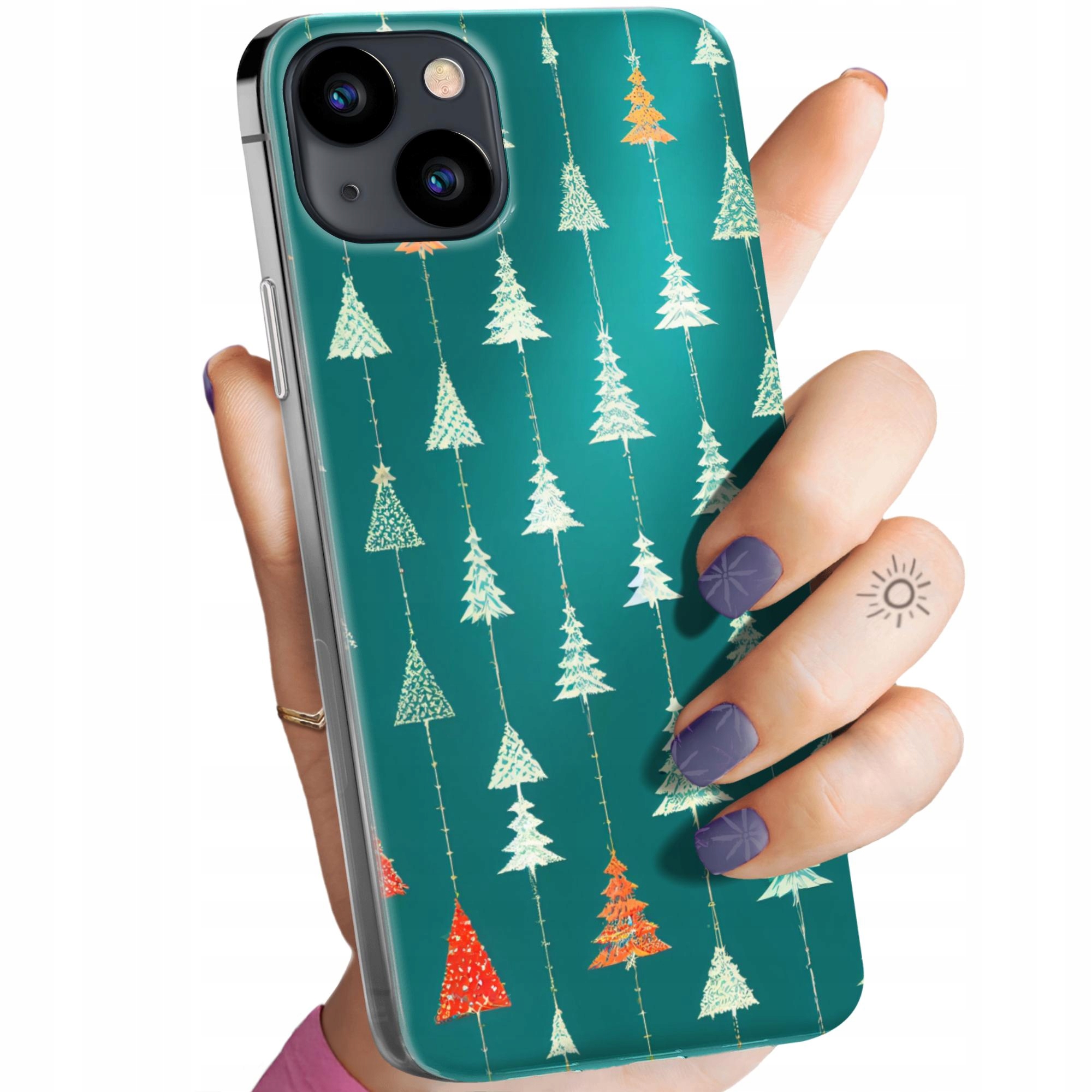 POUZDRO PRO APPLE IPHONE 13 DESIGN VÁNOČNÍ STROMEK VÁNOČNÍ POUZDRO CASE