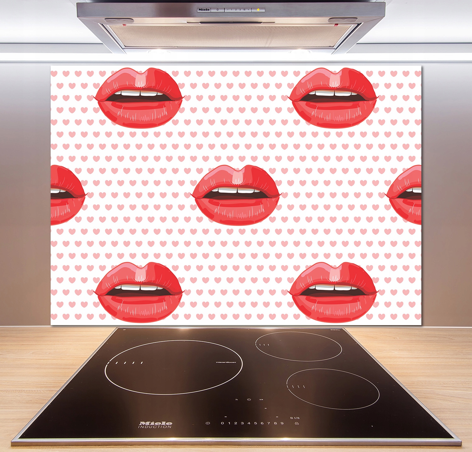

Panel do kuchni Czerwone usta 100x70 cm + Klej