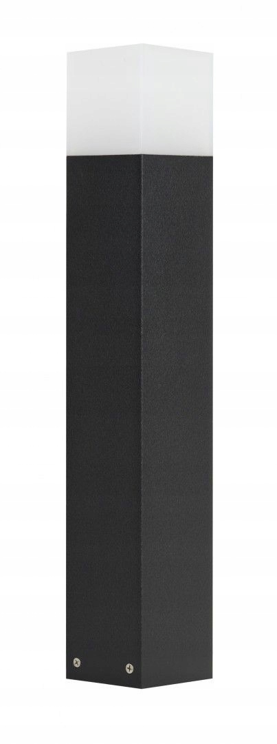 Záhradný osvetľovací stĺpik čierny obdĺžnikový 58 cm IP44 Su-ma