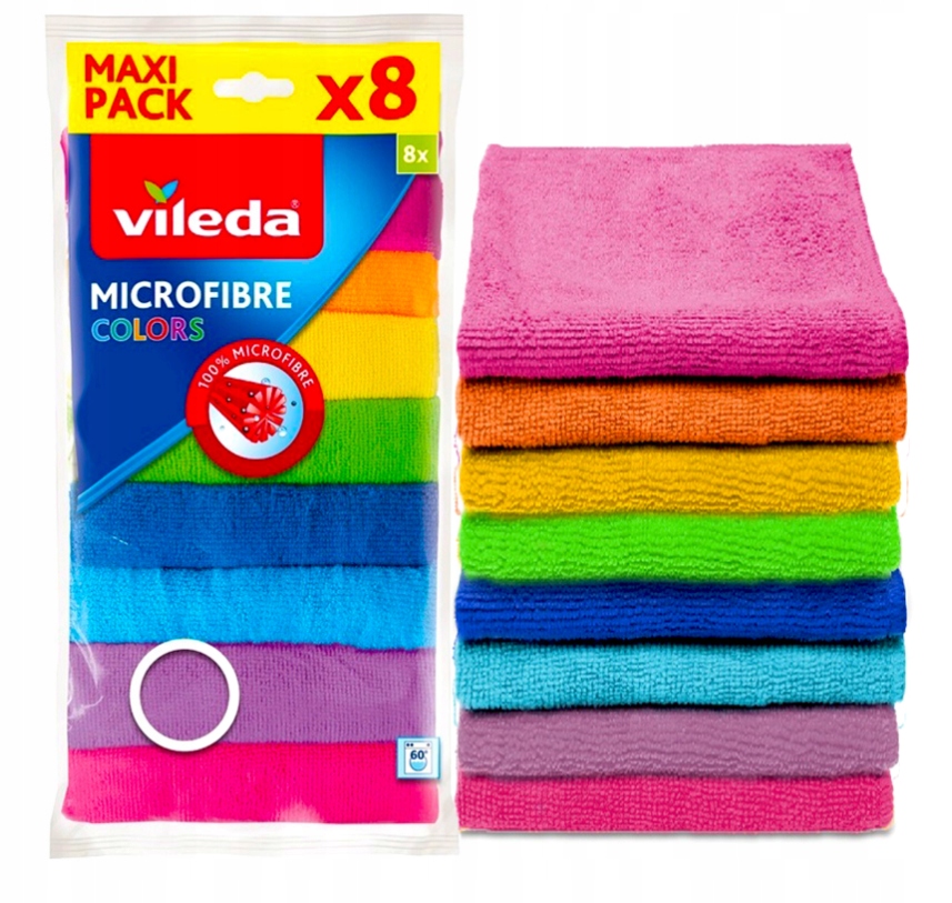 

Vileda Uniwersalne Ścierki Microfibra 8SZT
