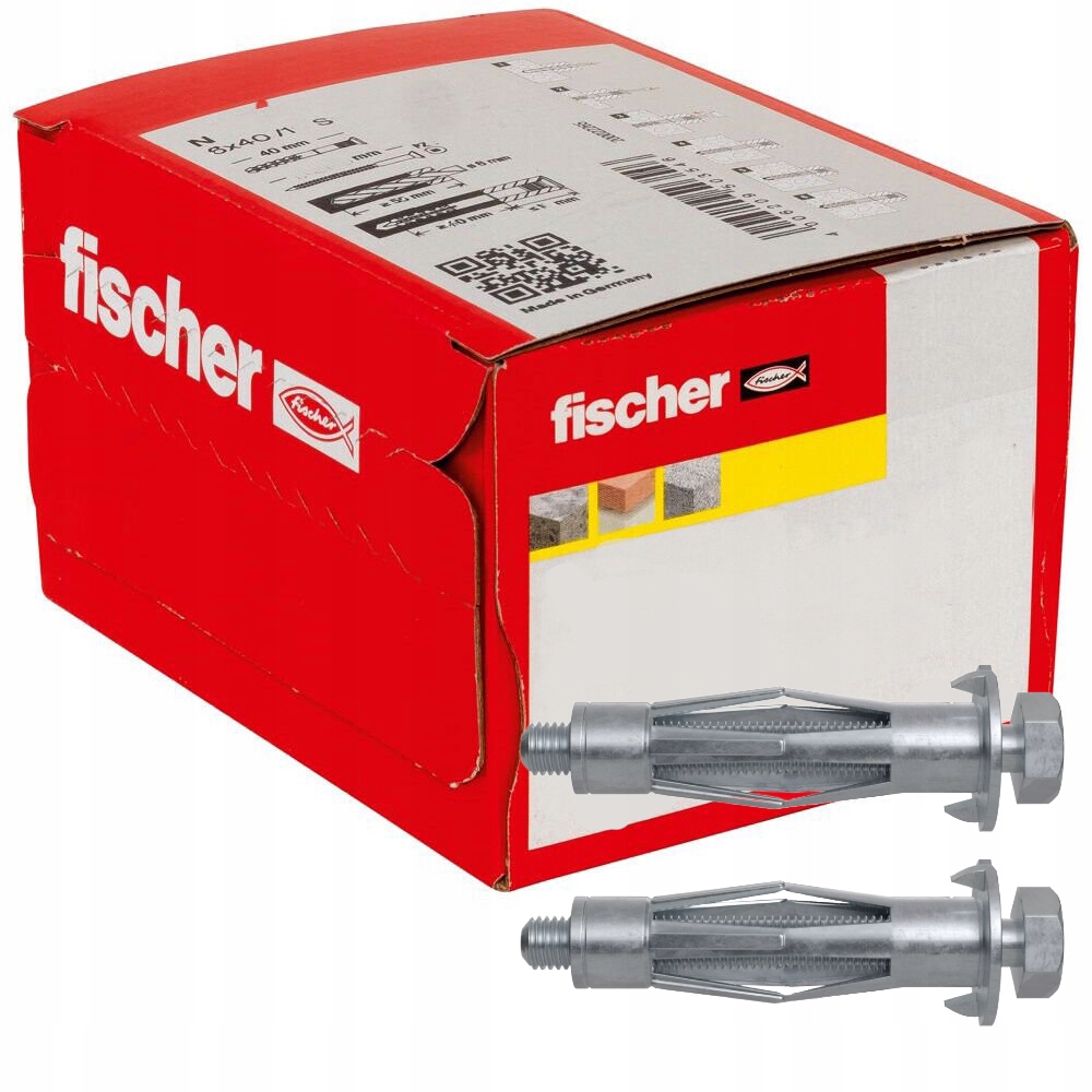 Fischer Upevnenie na prázdnu priechodku Hm 8x54 Ss so šesťhrannou skrutkou 50ks