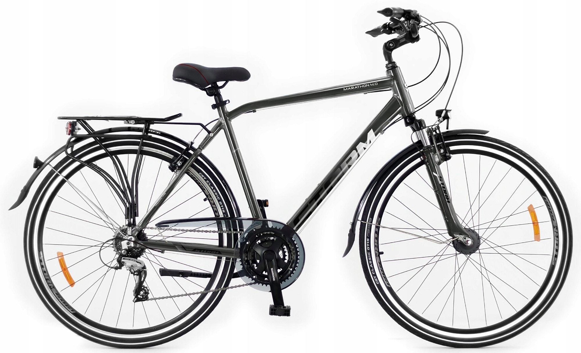 Rower trekkingowy 28 Storm Marathon 4.0 19" grafit