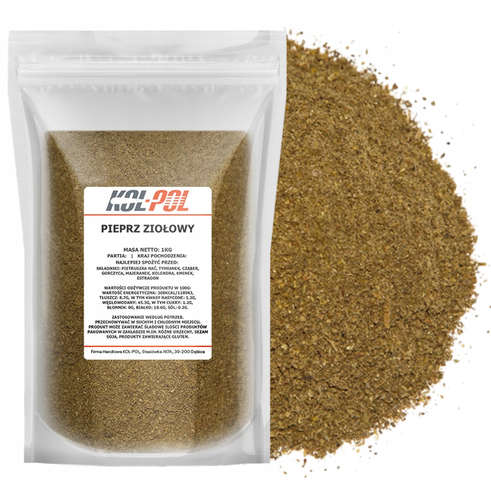 PIEPRZ ZIOŁOWY MIELONY 1kg Aromatyczny naturalny