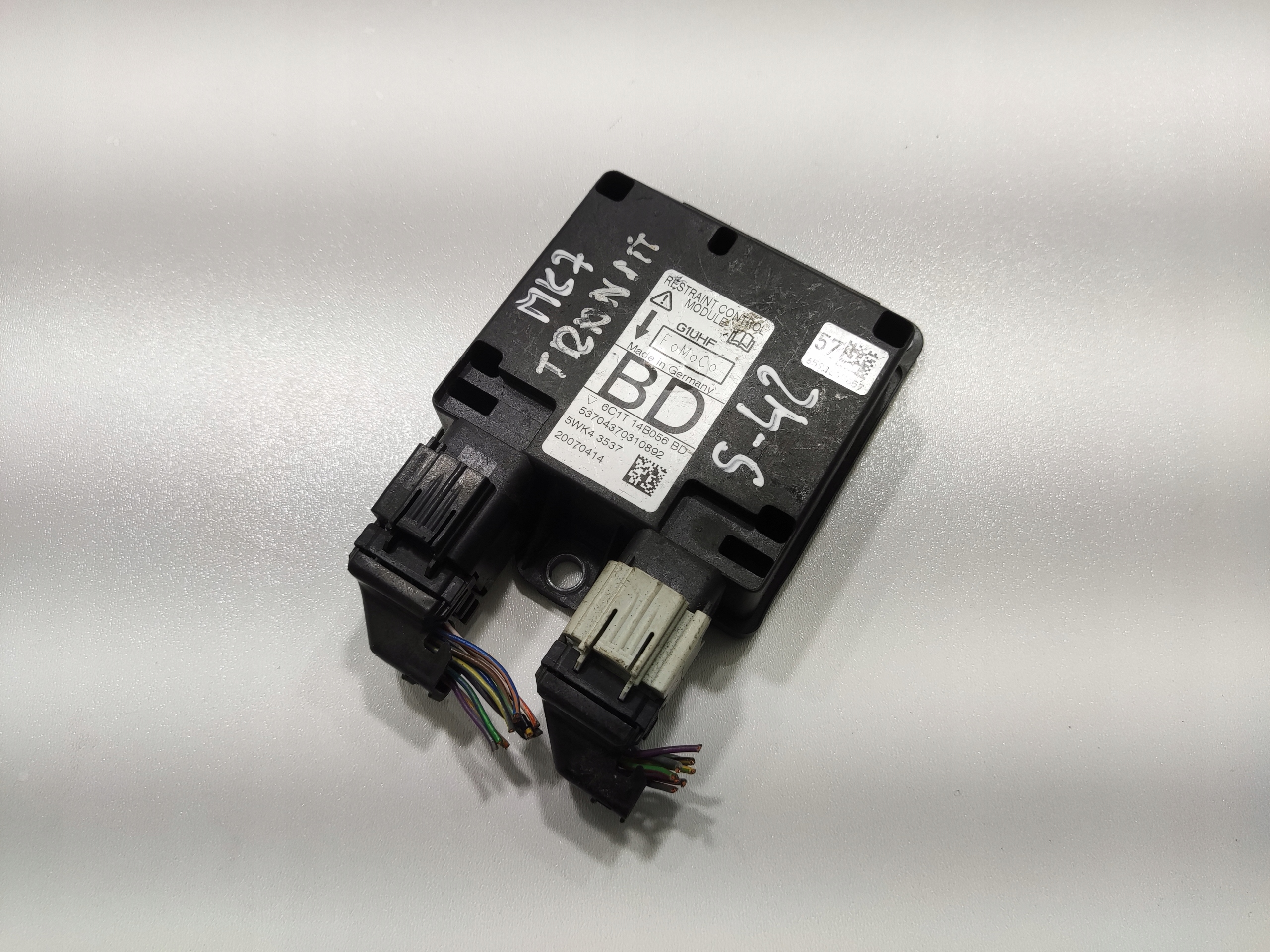 MODULO SENSOR CENTRALINA AIRBAG AIRBAG FORD TRANSIT MK7 VII 6C1T-14B056-BD