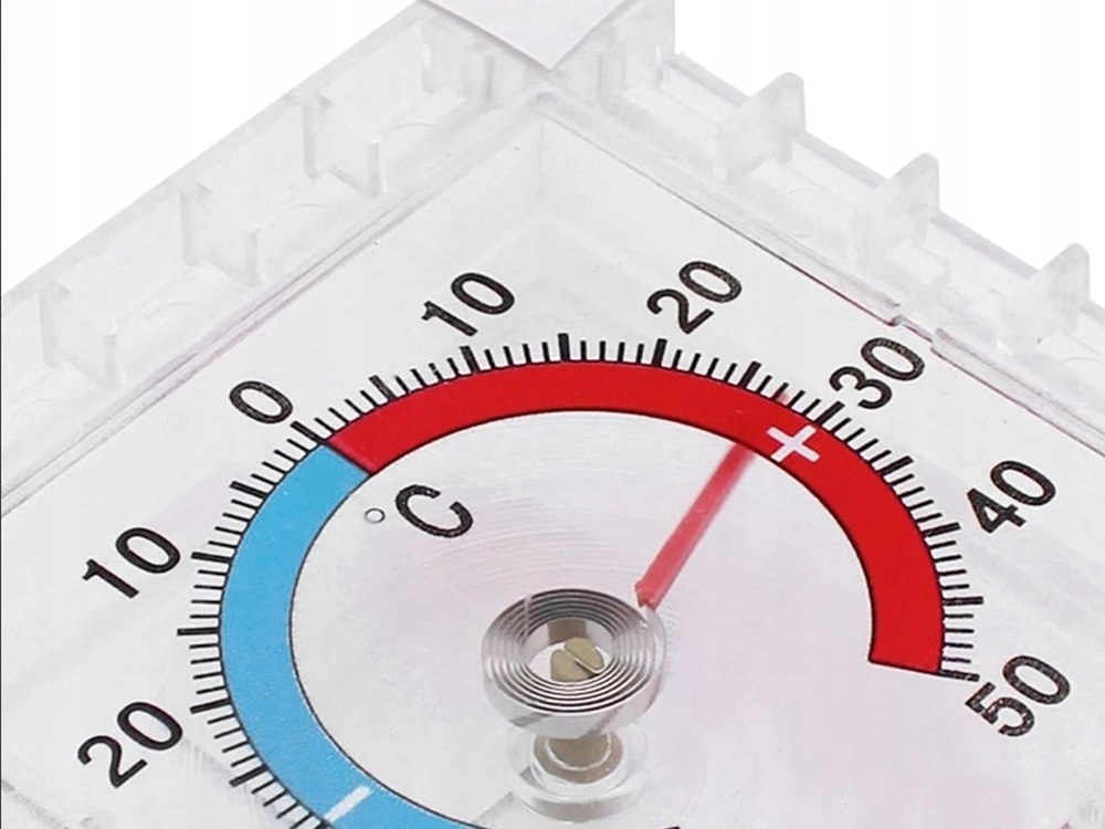 Termometr na szybę okno zewnętrzny samoprzylepny do minus 50 Kolor wielokolorowy
