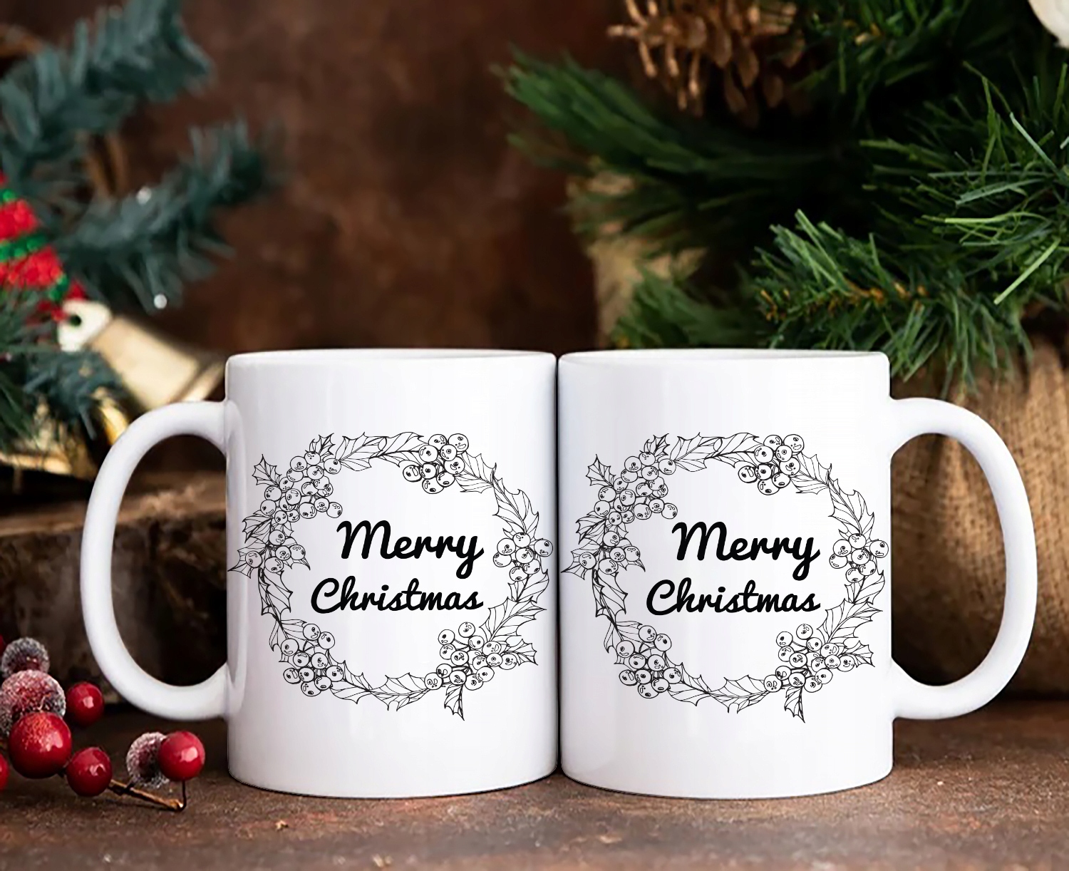 PREZENT ŚWIĄTECZNY ZESTAW KUBKÓW W SKRZYNCE KUBKI Kod producenta KUBECZKI ŚWIĄTECZNE POD CHOINKĘ