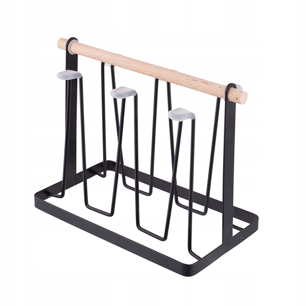 

Stojak na Kubki metalowy Cup Stand czarny