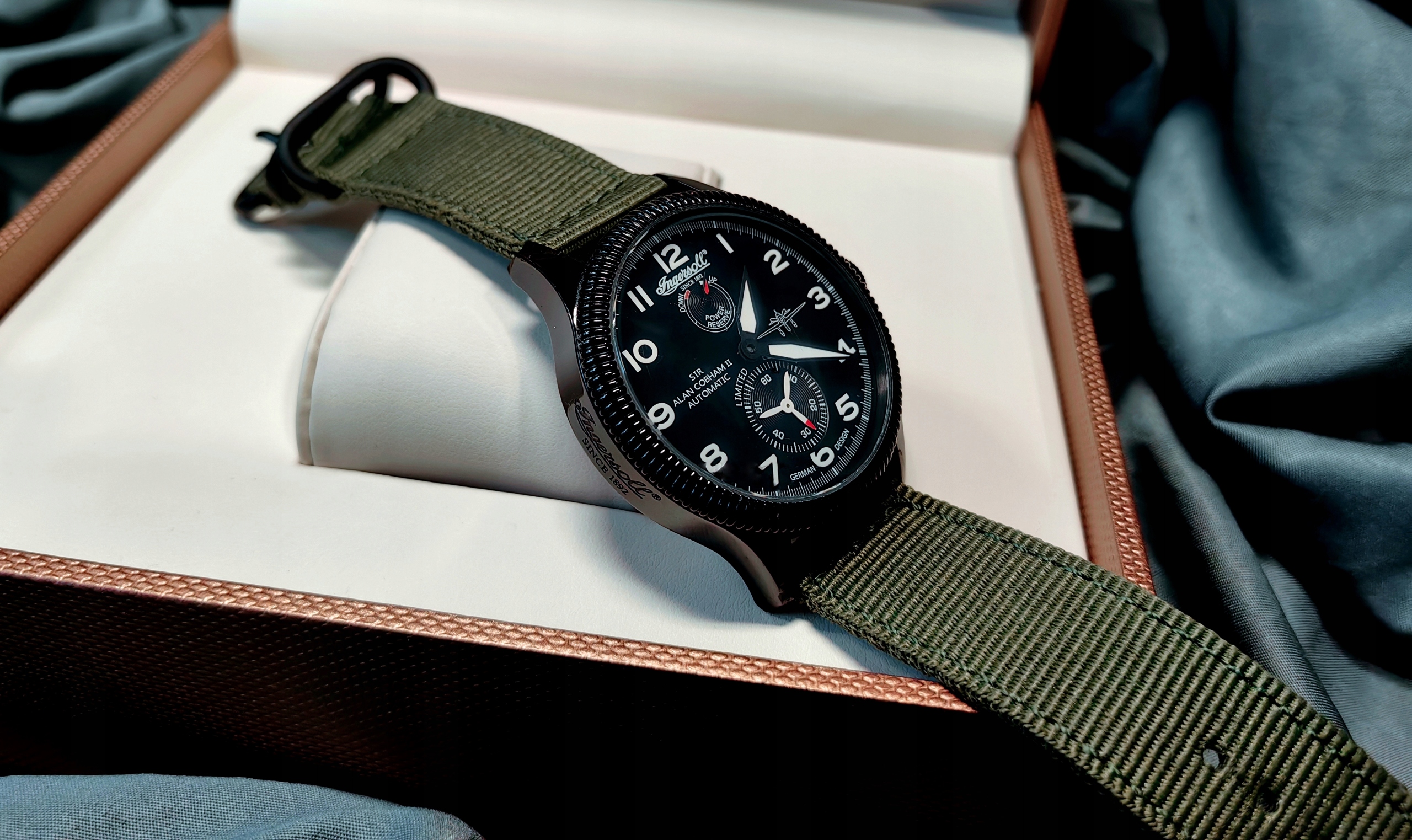 Zegarek Ingersoll Cobham II Automatic Aviator Limited Edition Rezerwa 51 H Model Cobham II