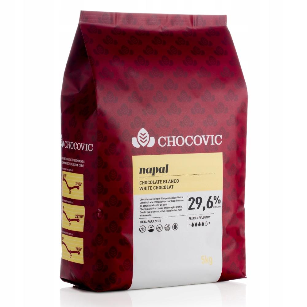 Chocovic čokoláda bílá Napal 5 kg
