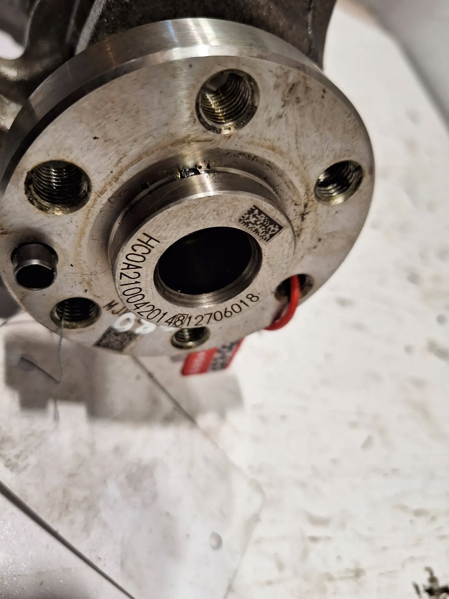 Wał korbowy 12706018 Opel Astra K 1.2 Turbo F12SHL 19