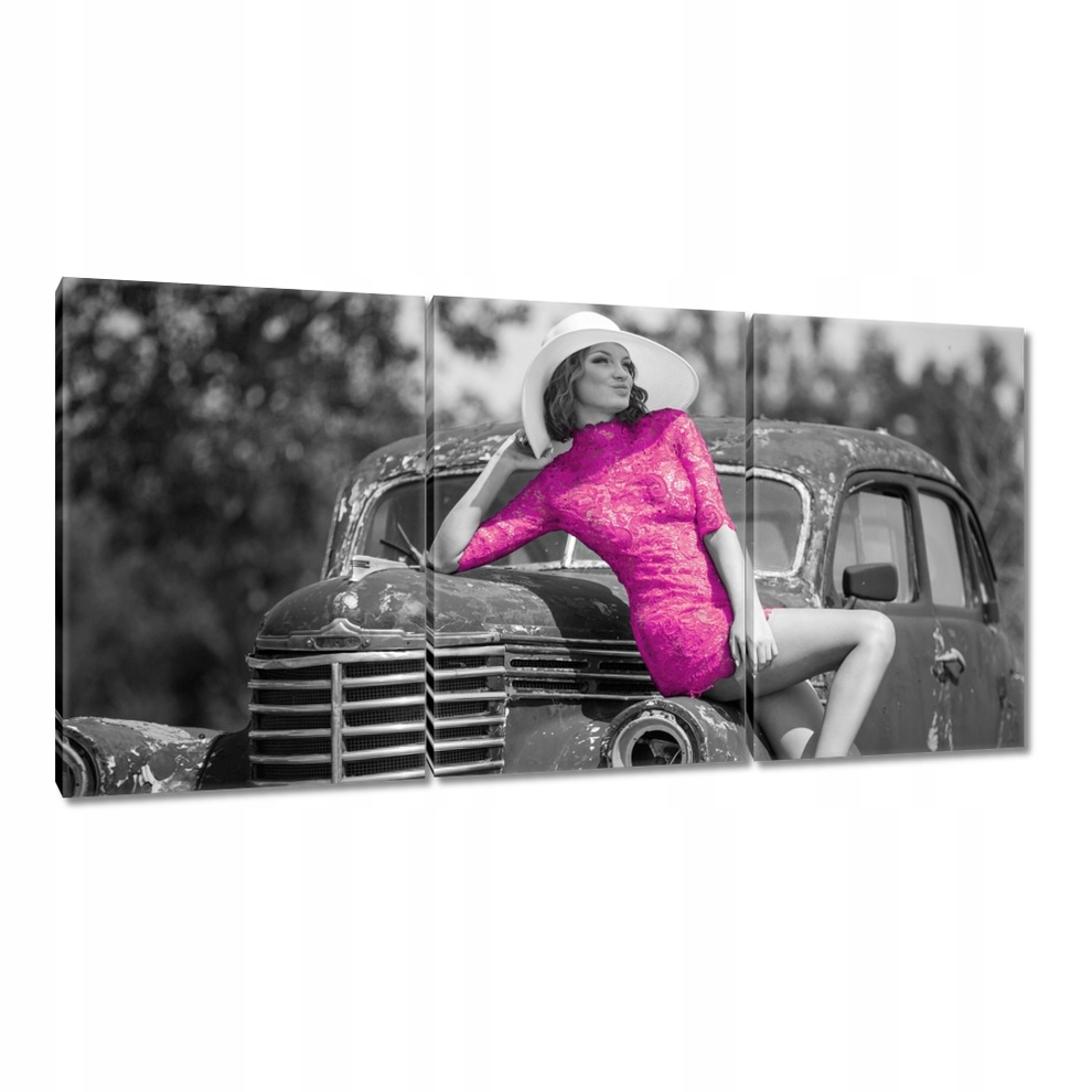 

Obrazy 120x60 W sukience na złomie