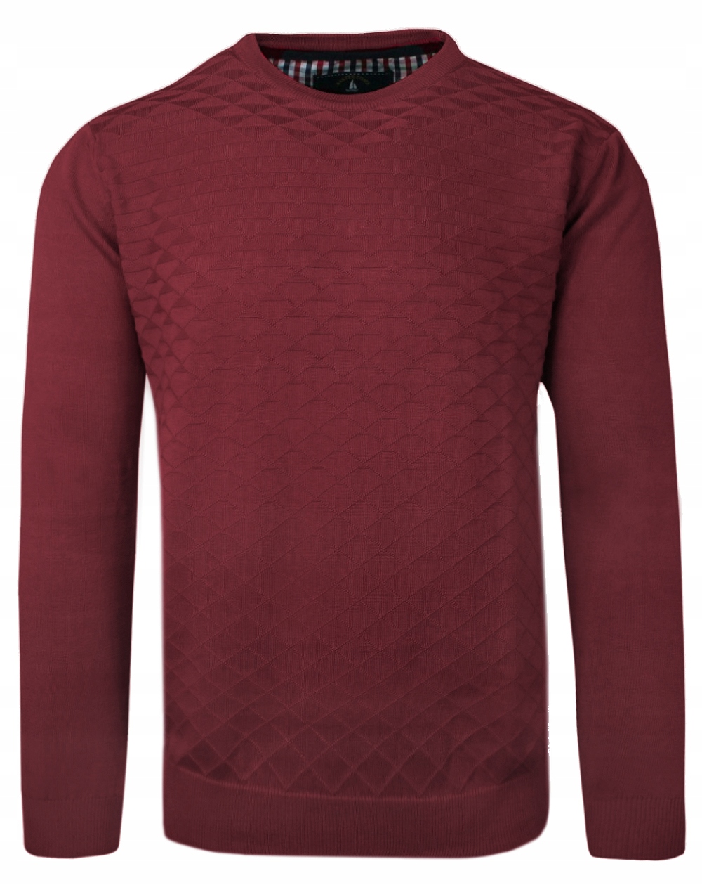 Svetr s kulatým výstřihem Bartex Bordový XL