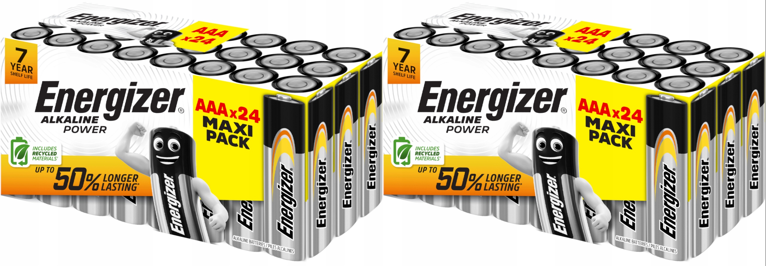 48x Bateria ENERGIZER Alkaline Power LR03 AAA R3 E92 1,5V