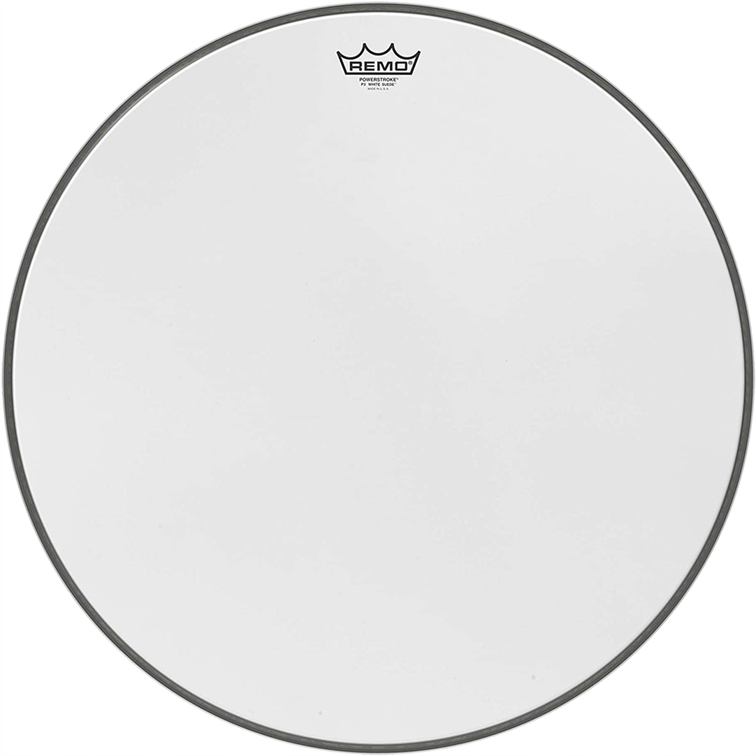 Remo Powerstroke 3 White Suede Bass 22"