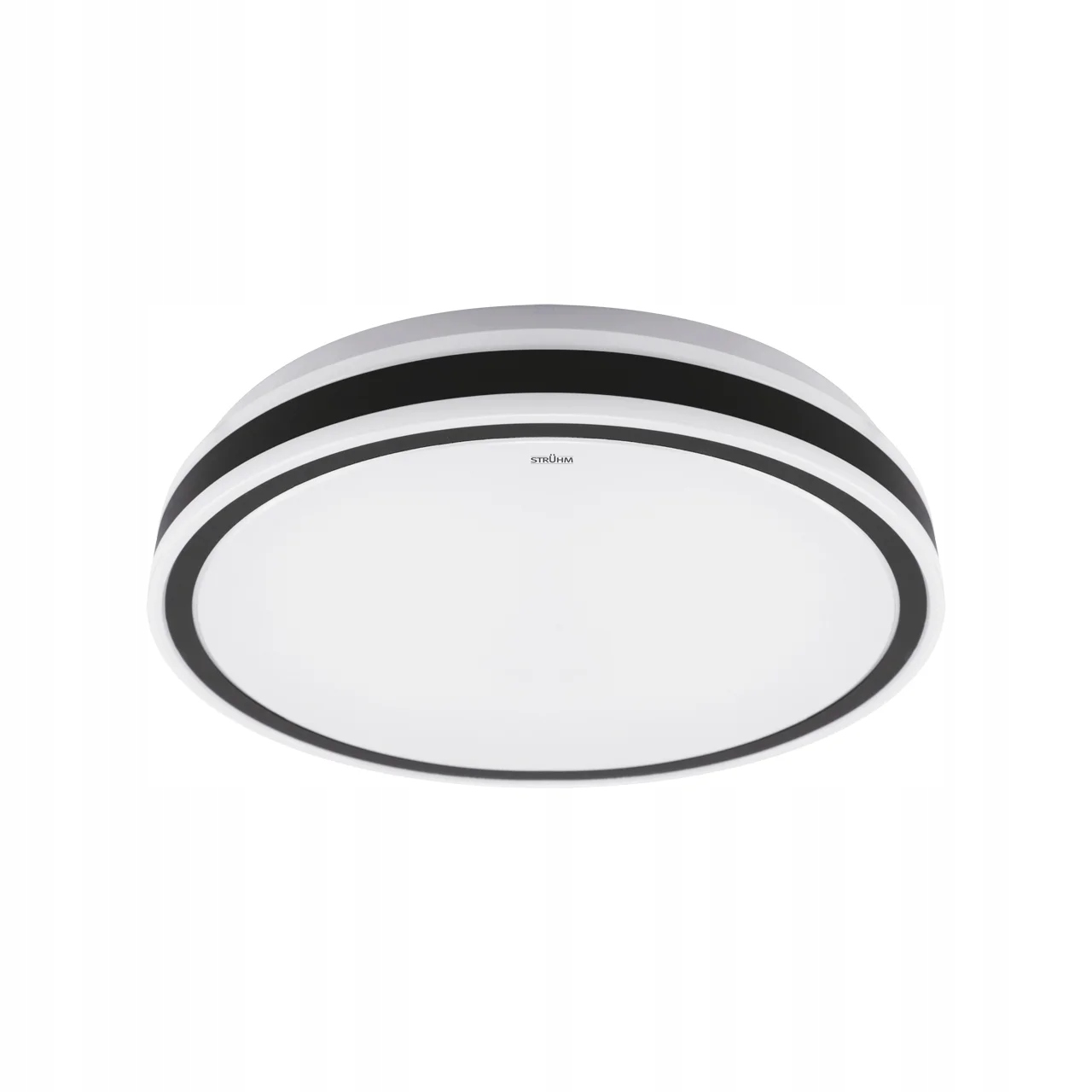 Stropní Svítidlo 24W Struhm Aurelia bílo-černý IP44 Ø38 cm