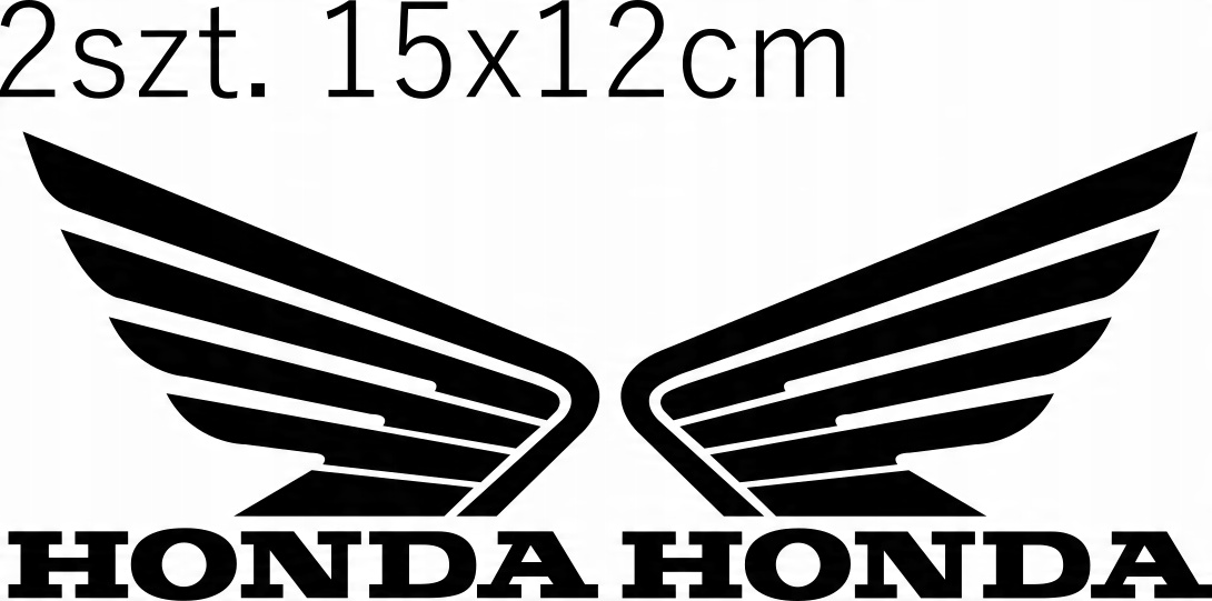 

Naklejka na motocykl Honda 2szt. 15x12cm