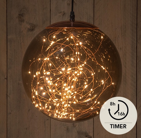 Závesná svetelná guľa, 125 Led, Ø25 cm. Coen Bakker