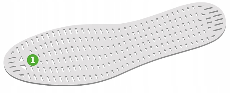 Wkładki PE do Obuwia Antybakteryjne Obuwie r. 39 Marka Mazbit