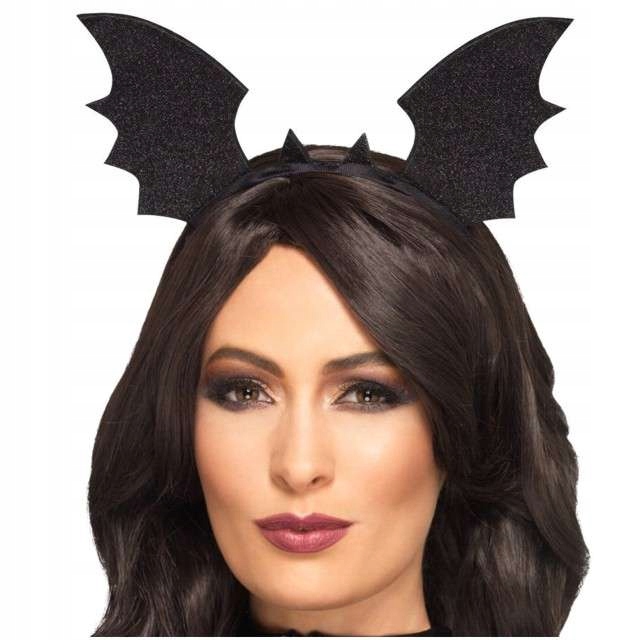 OPASKA halloween NIETOPERZ czarna skrzydła