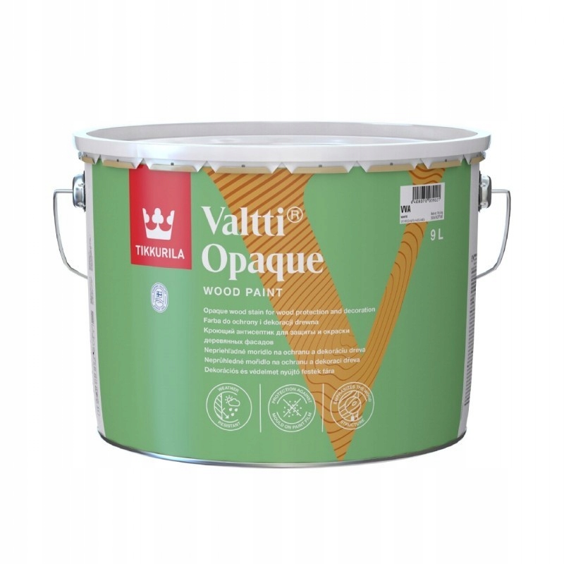 Tikkurila Valtti Opaque VC 9l f.akrylowa do drewna Do Barwienia