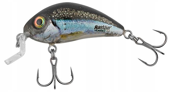 Wobler Salmo Rattlin Hornet Shallow 3,5cm 3g Clear Holo Smelt Długość (cm):