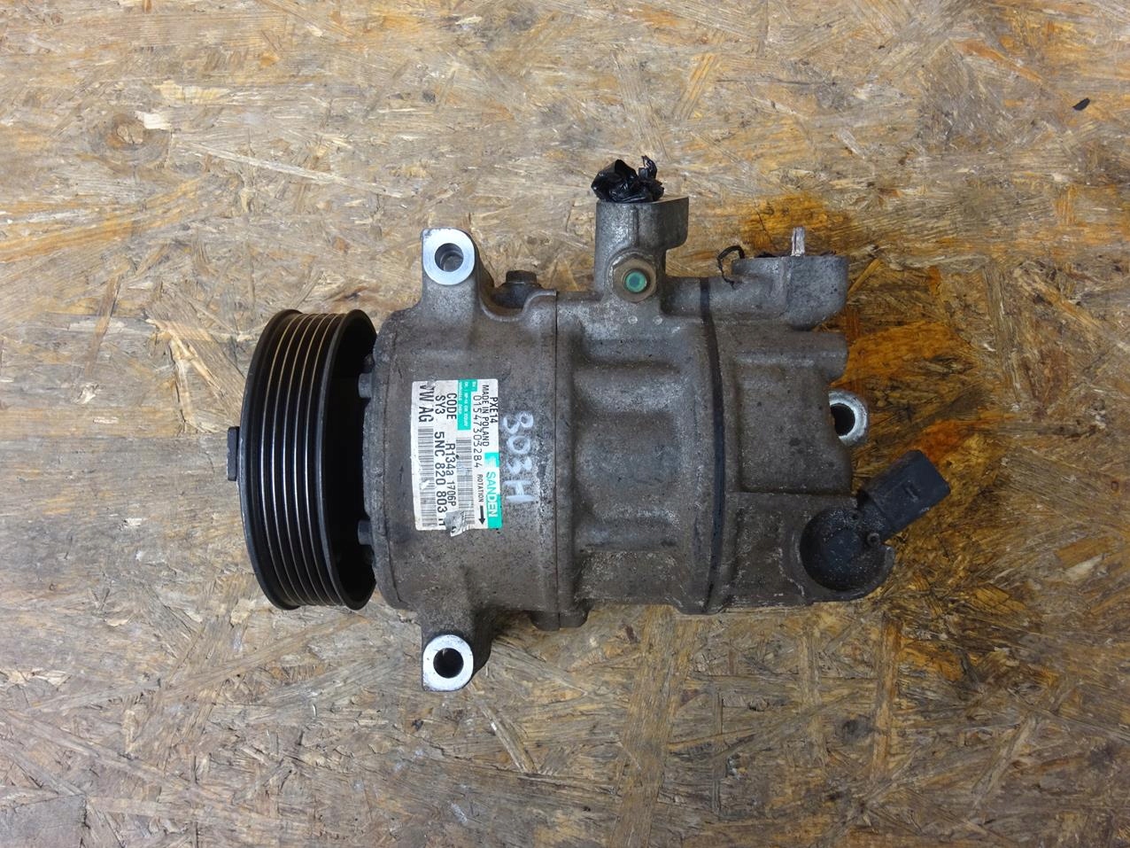 Audi A3 8P GOLF VI 2.0 tdi Компрессор кондиционера 5N0820803H