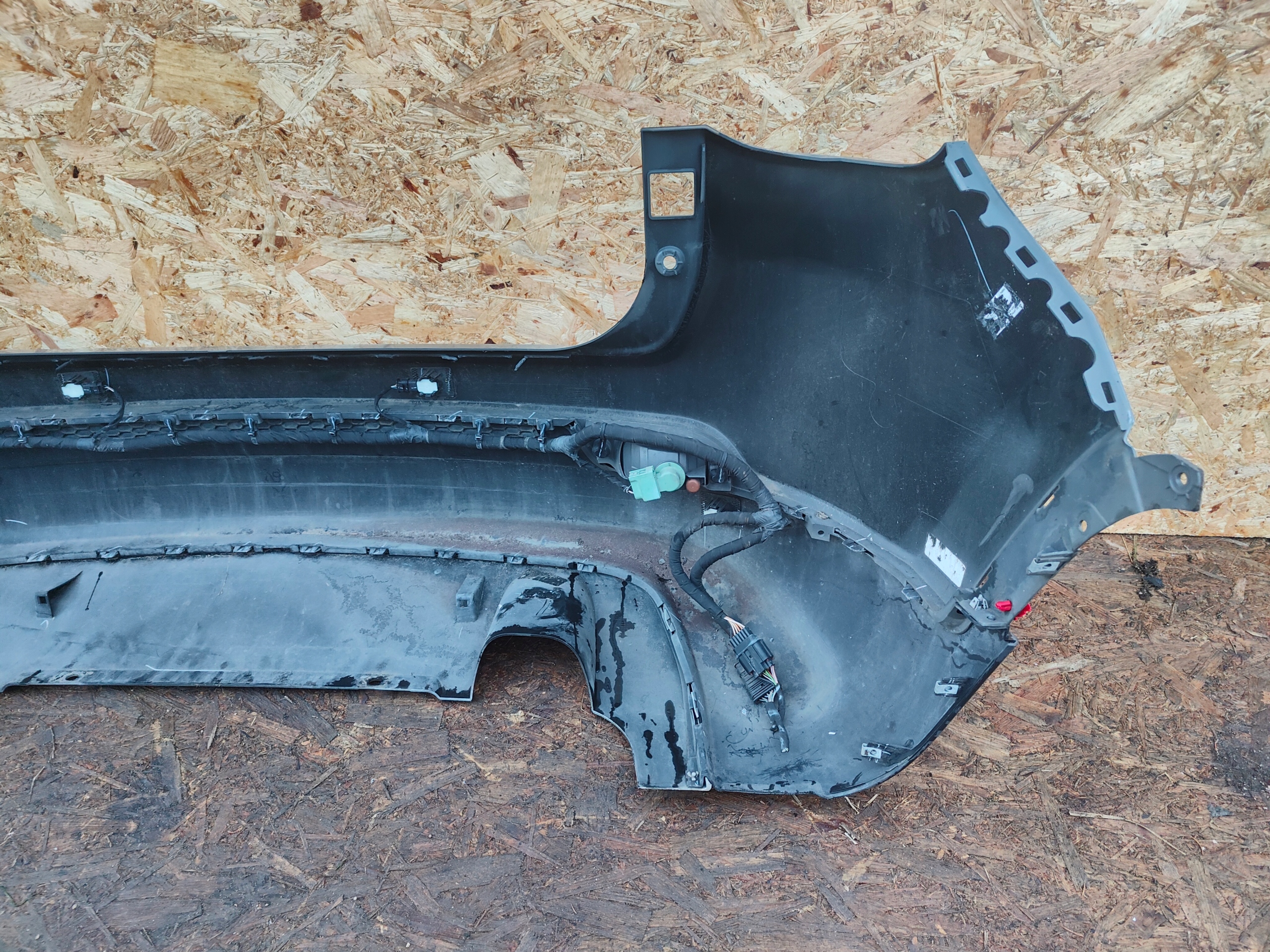 bumper rear rear part complete JEEP COMPASS II before lift 4x PDC