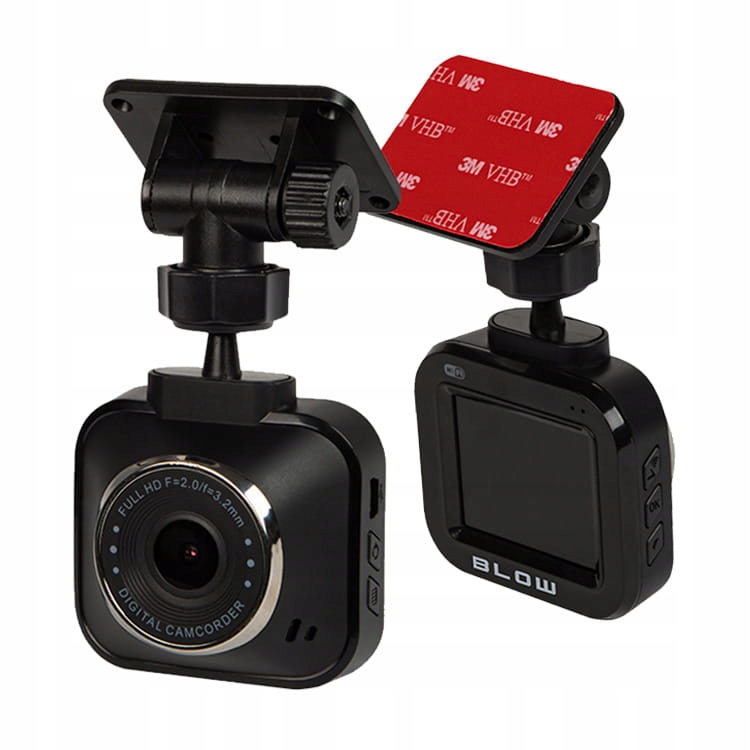 Rejestrator samochodowy F700 FullHD aplikacja WiFi 2 magnetyczne uchwyty