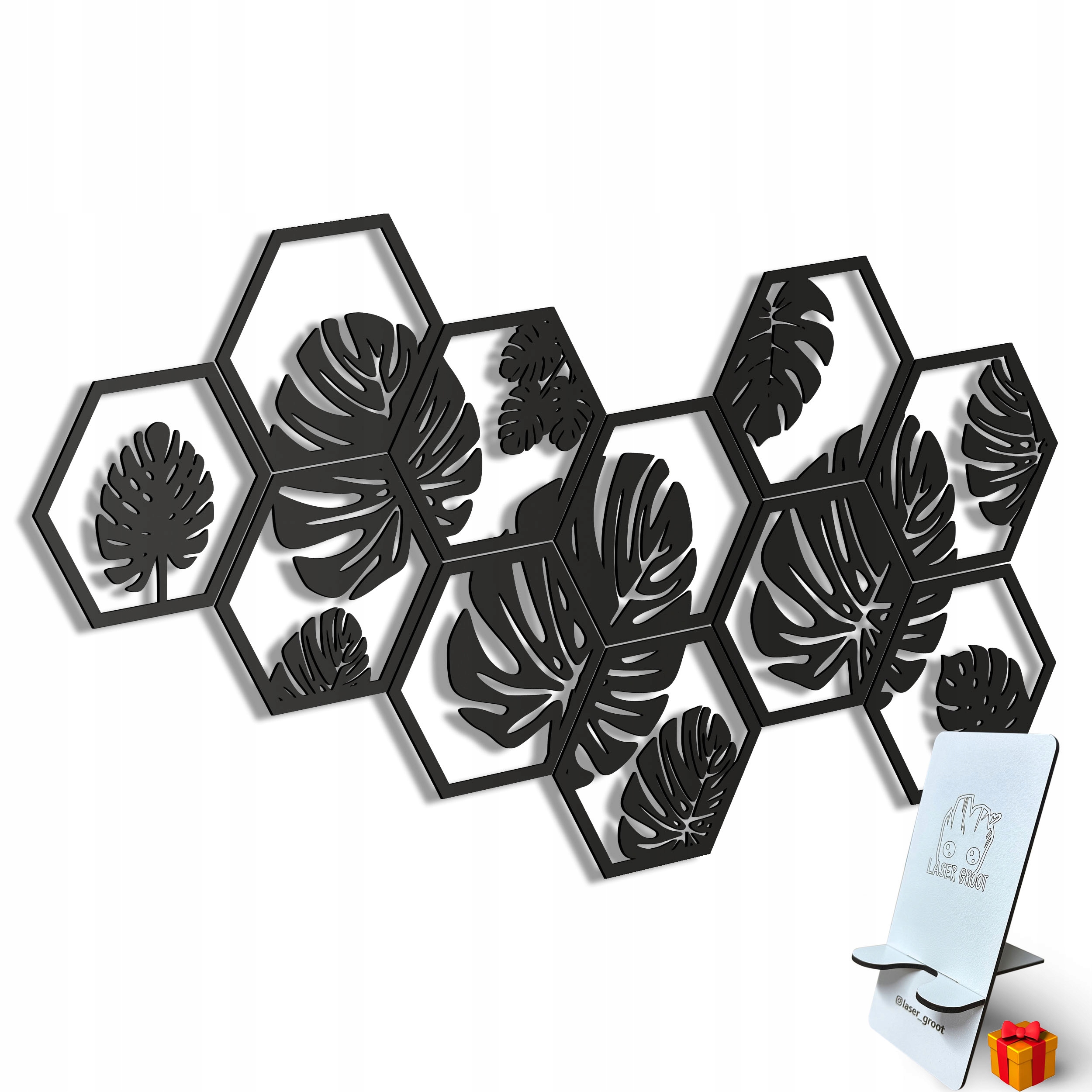 Dřevěný 3D obraz Panely Montéru v Loftu Dekorace Puzzle Dárek XL