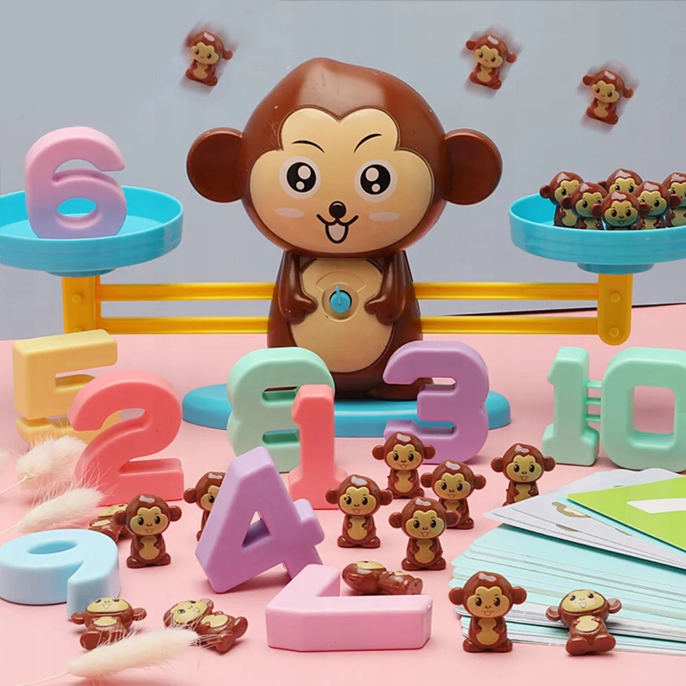 WAGA NAUKA LICZENIA DLA DZIECI MATEMATYKA ZABAWKA GRA MATEMATYKI MONTESSORI EAN (GTIN) 5903839616174