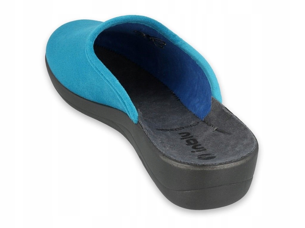 Kapcie, klapki, laczki turkusowe Inblu 5D Model całoroczny