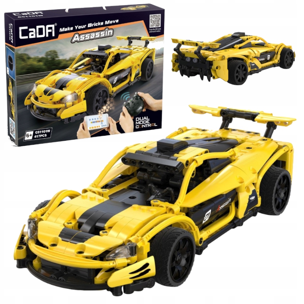 

Klocki Rc Auto Sportowe Pilot Cada Technic 417 el.