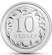 10 Groszy gr 2008 mennicza z woreczka