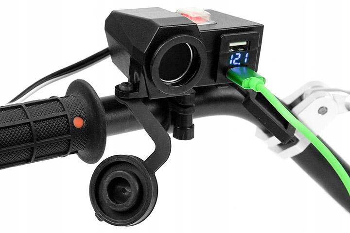 Motocyklowe gniazdo 2 x USB 3.1 A MUS06 Producent Extremestyle