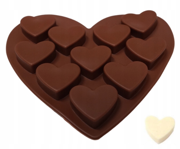 

Foremka Silikonowa Serce Pralinki Żelki Czekolady