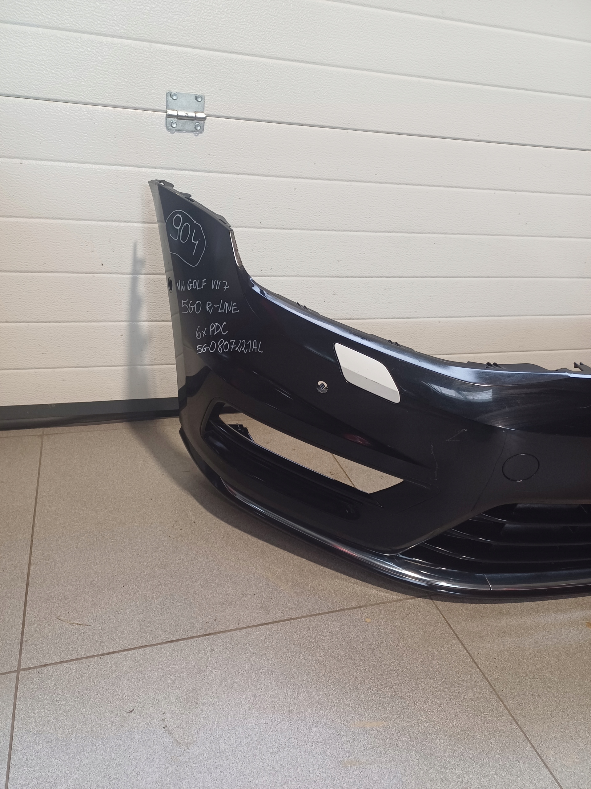 bumper front front VW GOLF 7 VII 5G0 R- LINE 6 X PDC washer 5G0807221AL