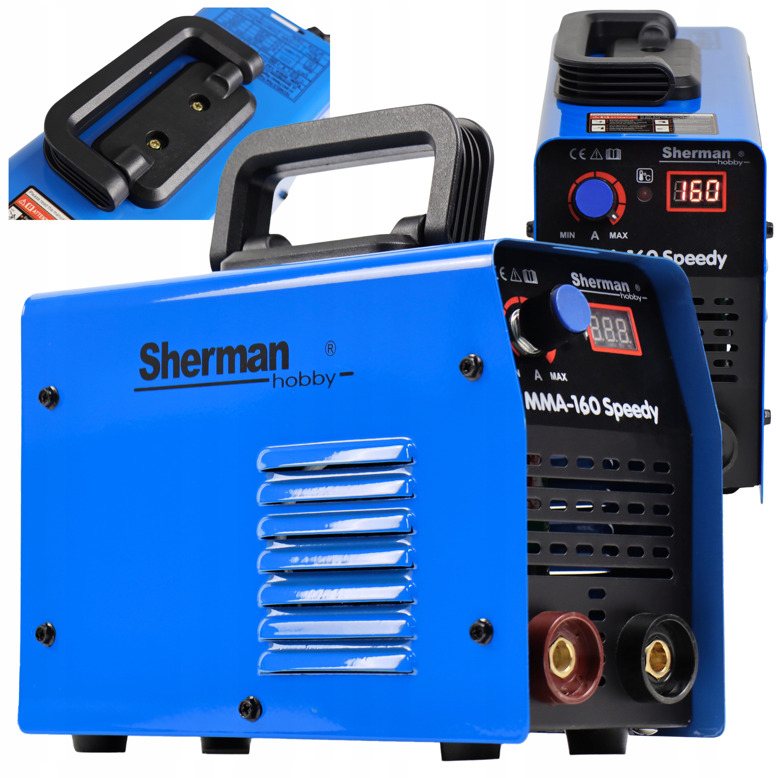 Lekka Spawarka Inwertorowa Igbt Mma Elektroda 160 Speedy Hot Start