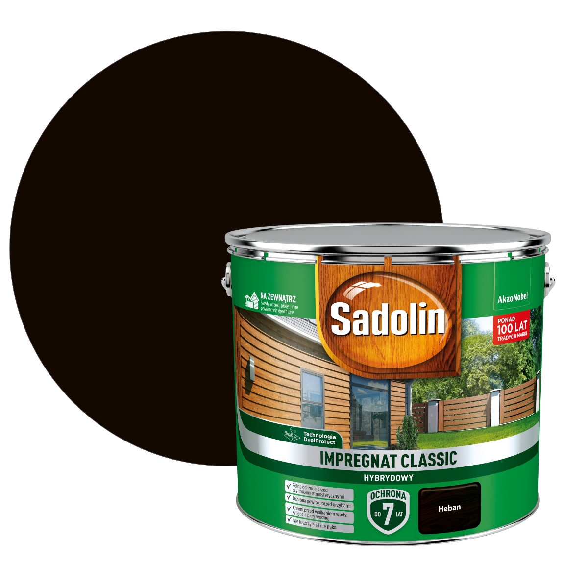 Sadolin Classic Impregnat 9L Heban
