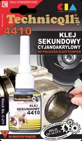 

Technicqll Klej sekundowy elastyczny 4410 20g (C-2