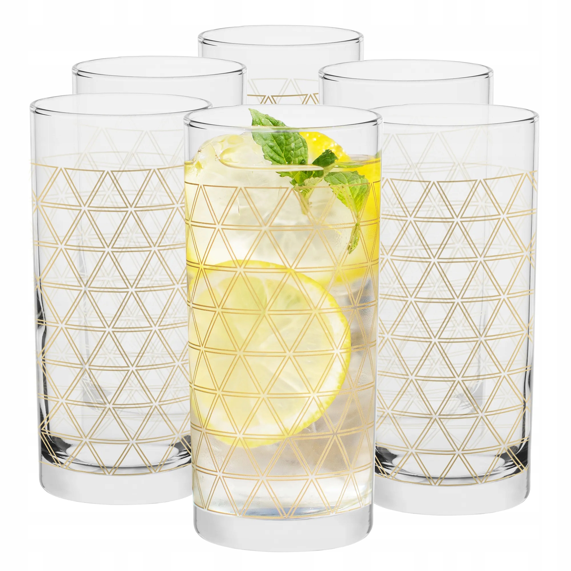 

Szklanki Vilde wysokie wzór 6x260ml Trend For Home
