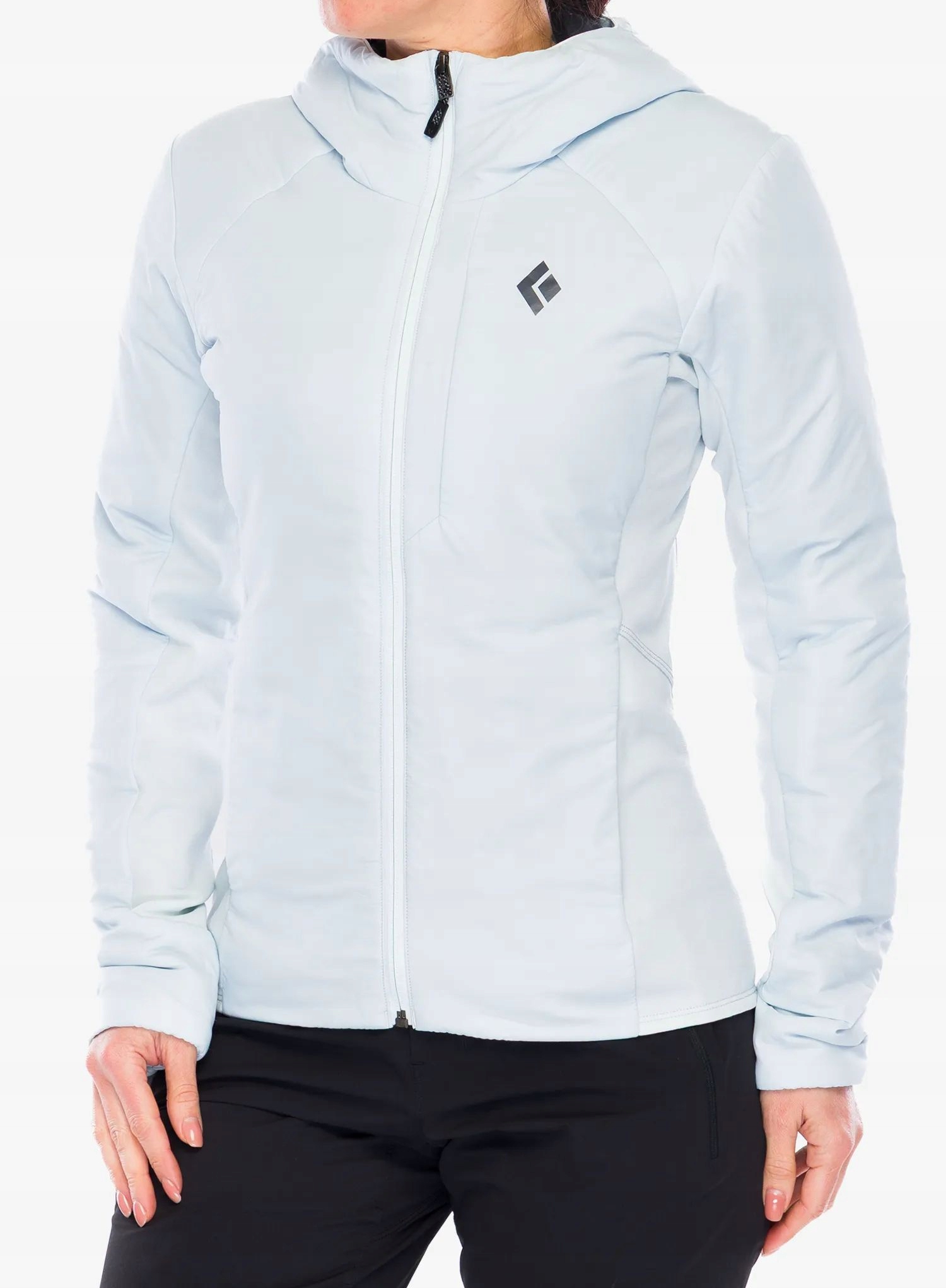 Dámská zateplená bunda Black Diamond First Light Hybrid Hoody bílá modrá