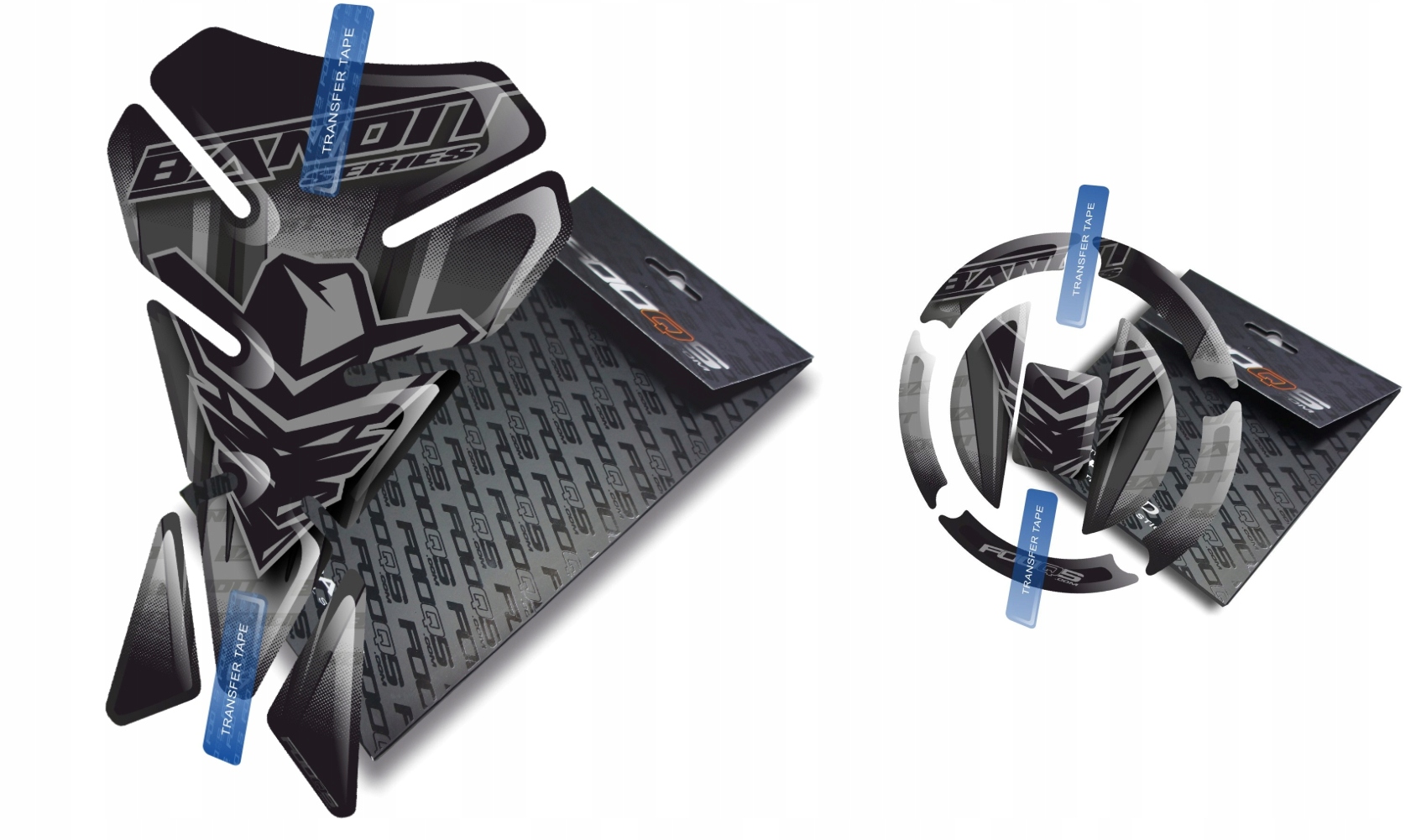 Tank-pad Cap-pad V1 od firmy Fooqs pro Suzuki Gsf 600 650 1200 Bandit Stříbrný