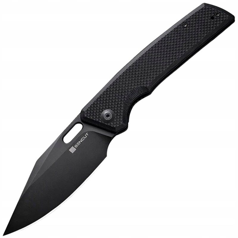 Nůž skládací s Edc klipem We Knife Sencut GlideStrike Black