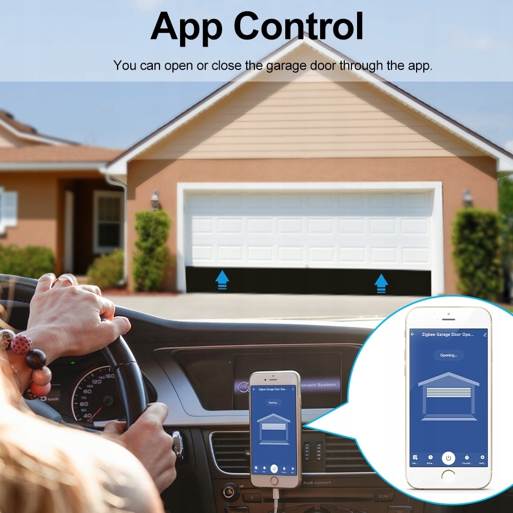 STEROWNIK BRAMY GARAŻOWEJ TUYA ZIGBEE Z CZUJNIKIEM EAN (GTIN) 3414970767806