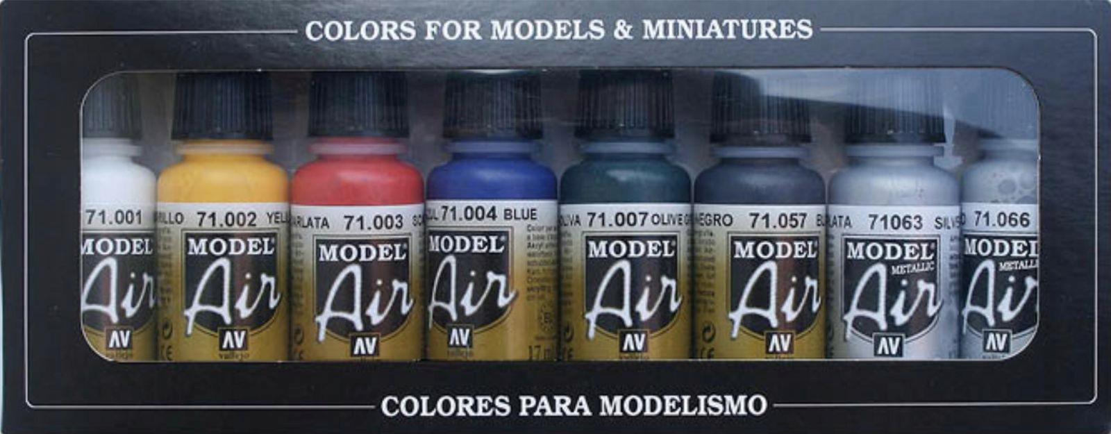 Vallejo: 71.174 Model Air Základní Barvy (8X17 ML)