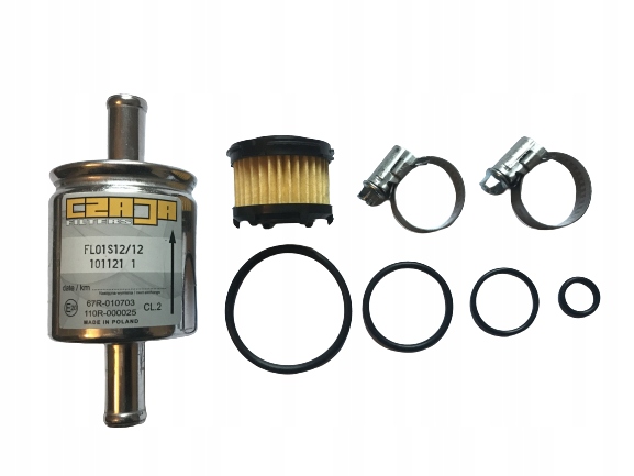 FILTR GAZU LPG CZAJA FL01S12/12+BRC+ORINGI+OPASKI